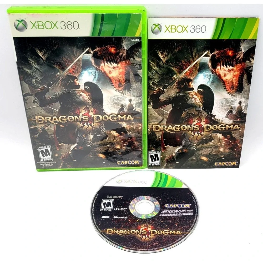Dragon's Dogma (Microsoft Xbox 360, 2012) CIB COMPLETE IN‎ BOX